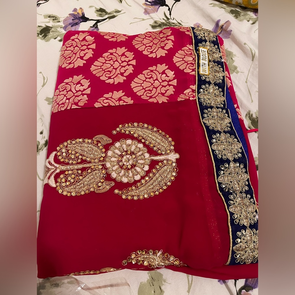 Red saree